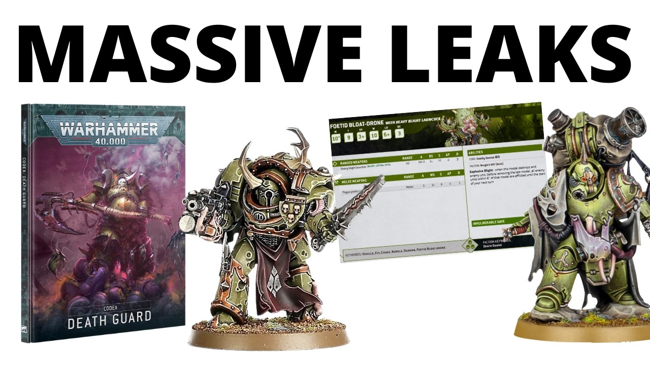 MASSIVE Death Guard Codex Leaks - New Detachments, Datasheet Buffs + More