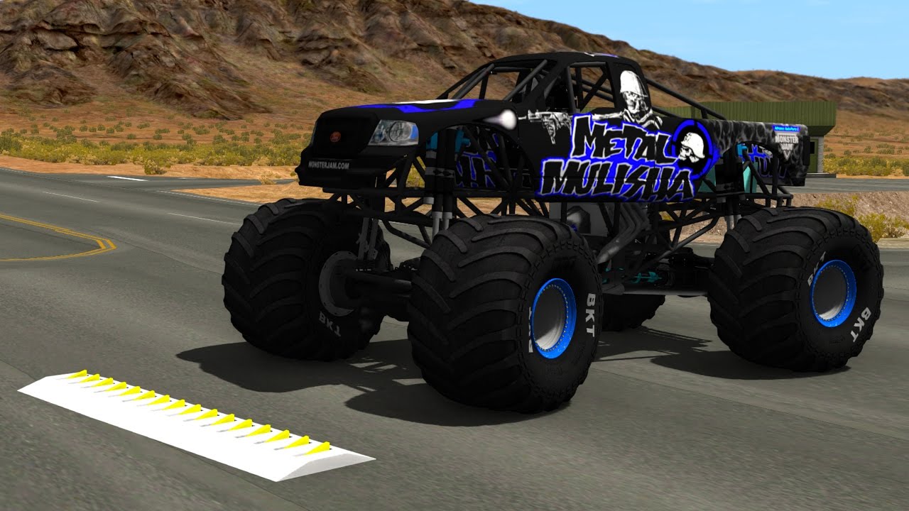 Spike Strip High Speed Testing - BeamNG DRIVE Part 4