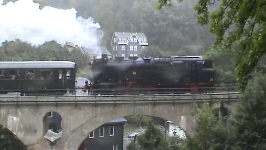 Mit 95 027 zum Streckenjubiläum Neuhaus am Rennweg am 15.09.2013