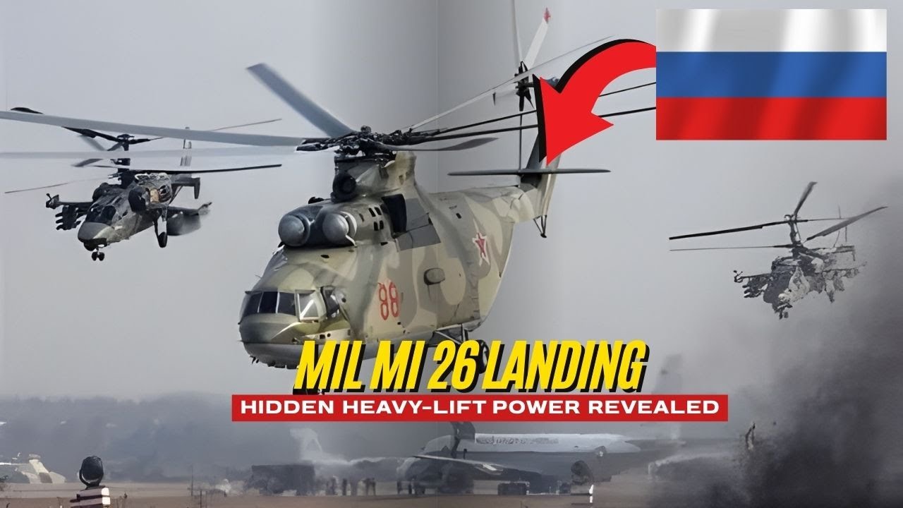 Посадка Ми-26 | Раскрыта скрытая мощь тяжелого несущего аппарата