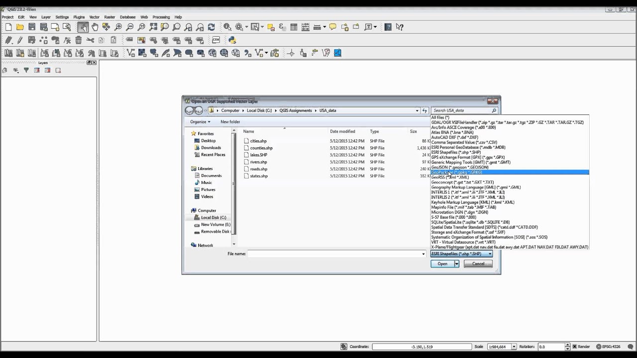 QGIS  - Unzip/Zip and Import ESRI Shapefiles