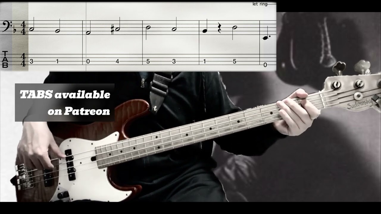 Billy Joel - Movin' Out (Anthony's Song) // Bass Cover // Bass TAB in Video