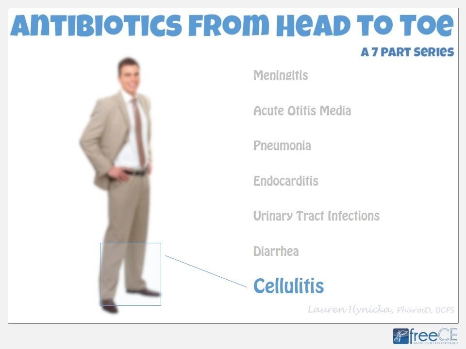 Antibiotics from Head to Toe: Part 7 - Cellulitis