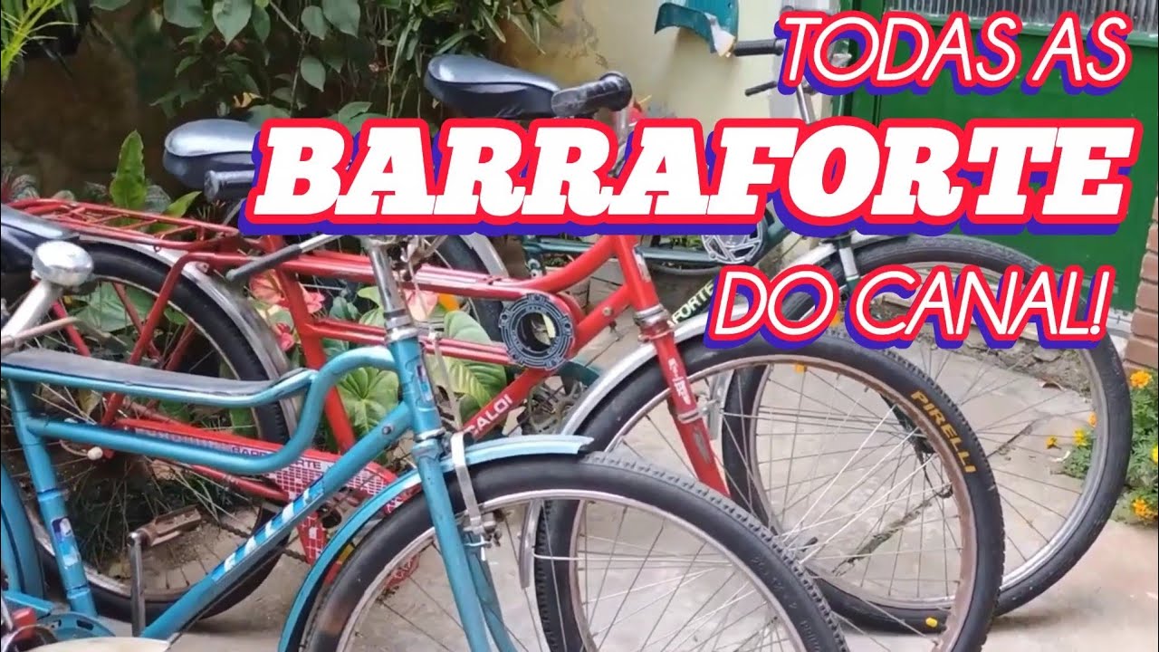 Caloi Barraforte todas as 3 gerações 