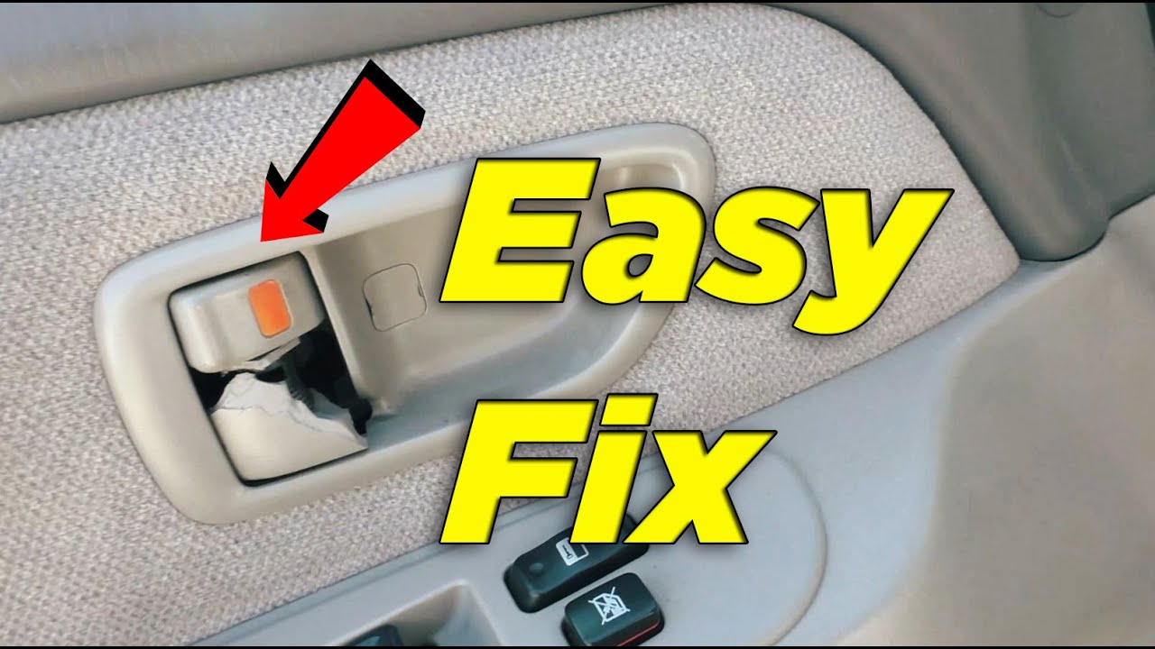 Replace Broken Interior Lock Handle On Toyota Sequoia 2004