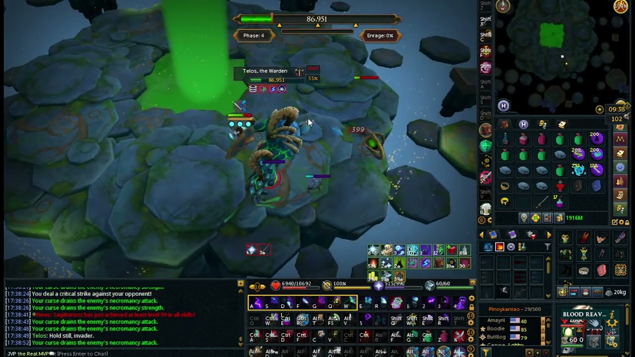 NECROMANCY ONLY TELOS FULL FIGHT (T90 Power Upgrade task)