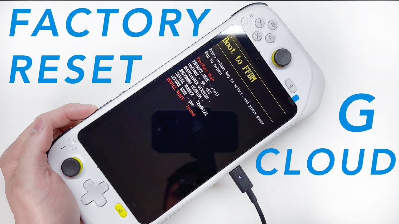 Factory Reset Logitech G Cloud Device (Soft Reset & Hard Reset) Force Restart