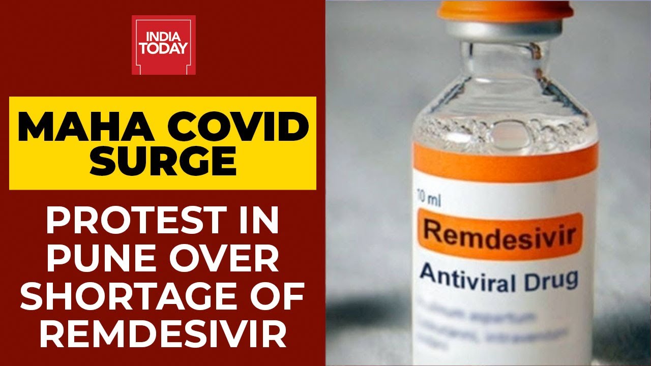 Covid Crisis: Relatives Of Patients Stage Protest Over Shortage Of Remdesivir Injections In Pune
