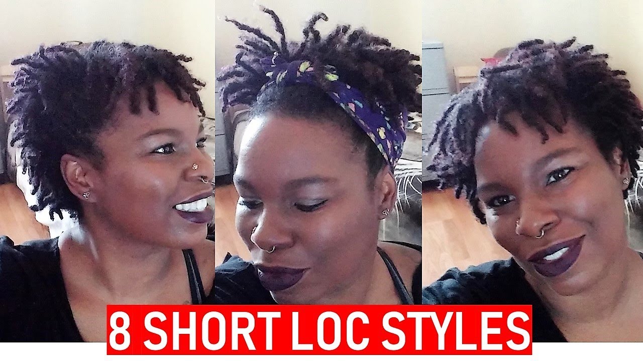8 Loc Styles For Short Locs