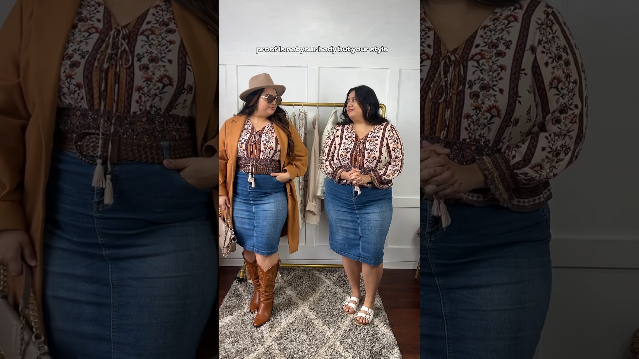 plus size modest fashion inspo. is not your body but your style sis! 🔥 