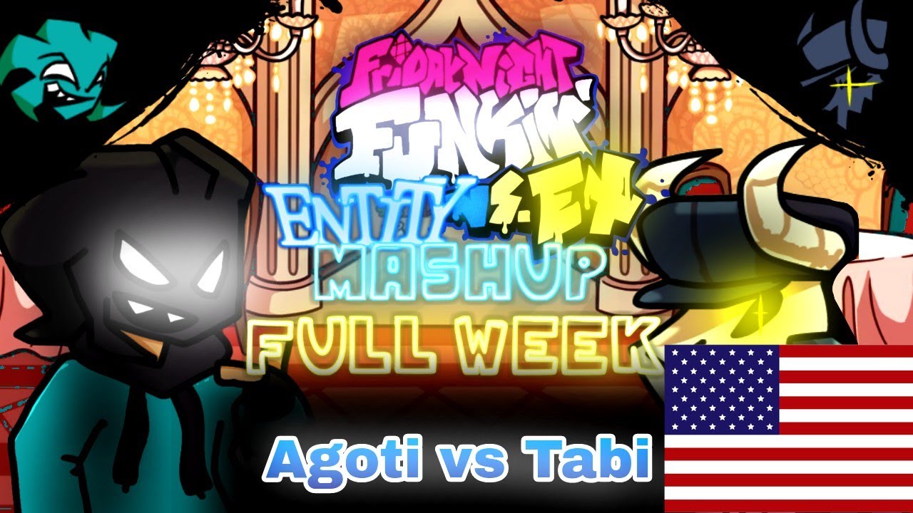 FNF FULL WEEK MASHUP IS OUT! (Agoti vs Tabi) Friday night funkin English Dialogue