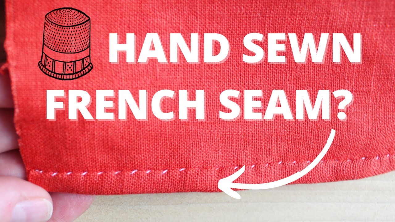 Hand Sewing Tutorial (LEFT HANDED): Mantuamakers Seam (looks like a French Seam but is faster)