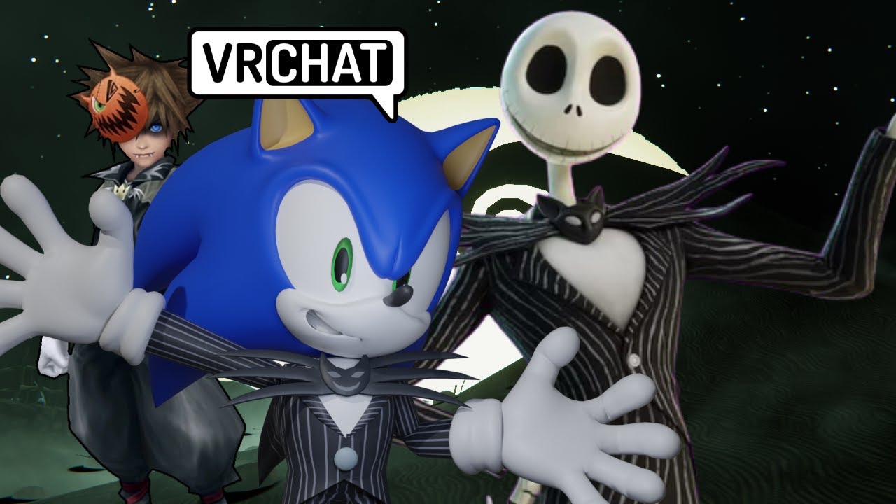 SONIC MEETS JACK THE PUMPKIN KING FEAT SORA