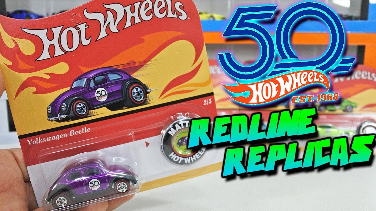 HOT WHEELS 50TH ANNIVERSARY ORIGINALS REDLINE REPLICAS 2018