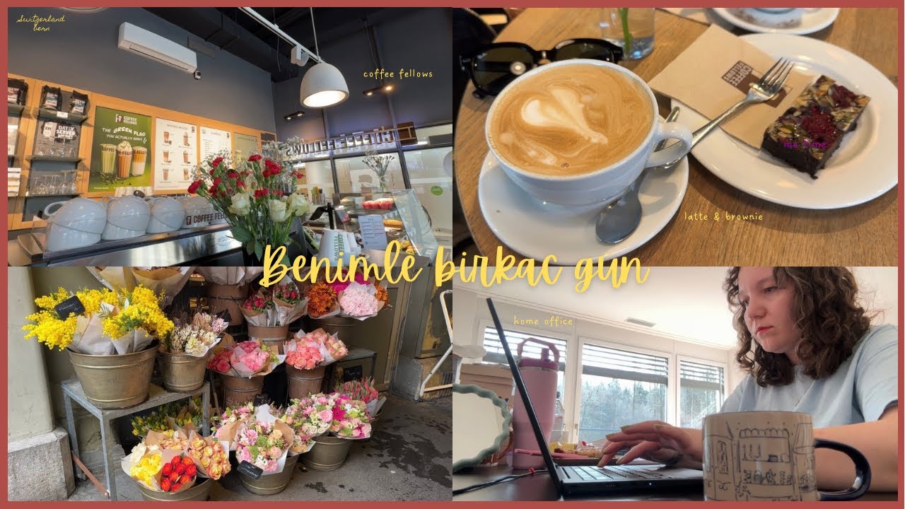 Olaylı Oturum Kartı Yenileme Günü 🥹| Coffee date, ofis, evde noodle, yüzme dersi #vlog