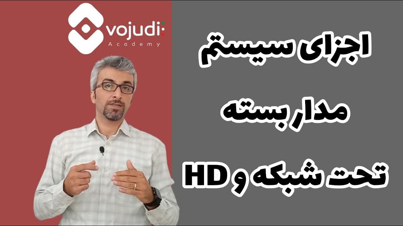 آموزش نصب دوربین مدار بسته : اجزای دوربین مدار بسته