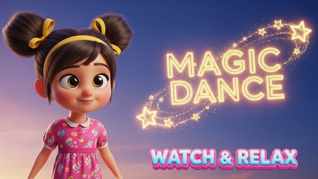 Twinkle Twinkle Style Magic Poem | 3D Nursery Rhyme for Toddlers
