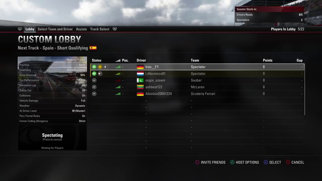 PSGL F1 Season 20 - Round 6 Spain