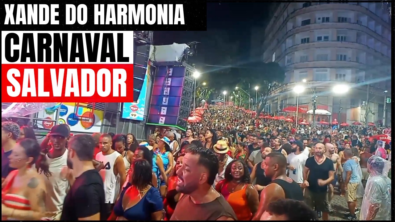 Carnaval de Salvador 🎭🔥 Primeira Noite do Carnaval na Praça Castro Alves