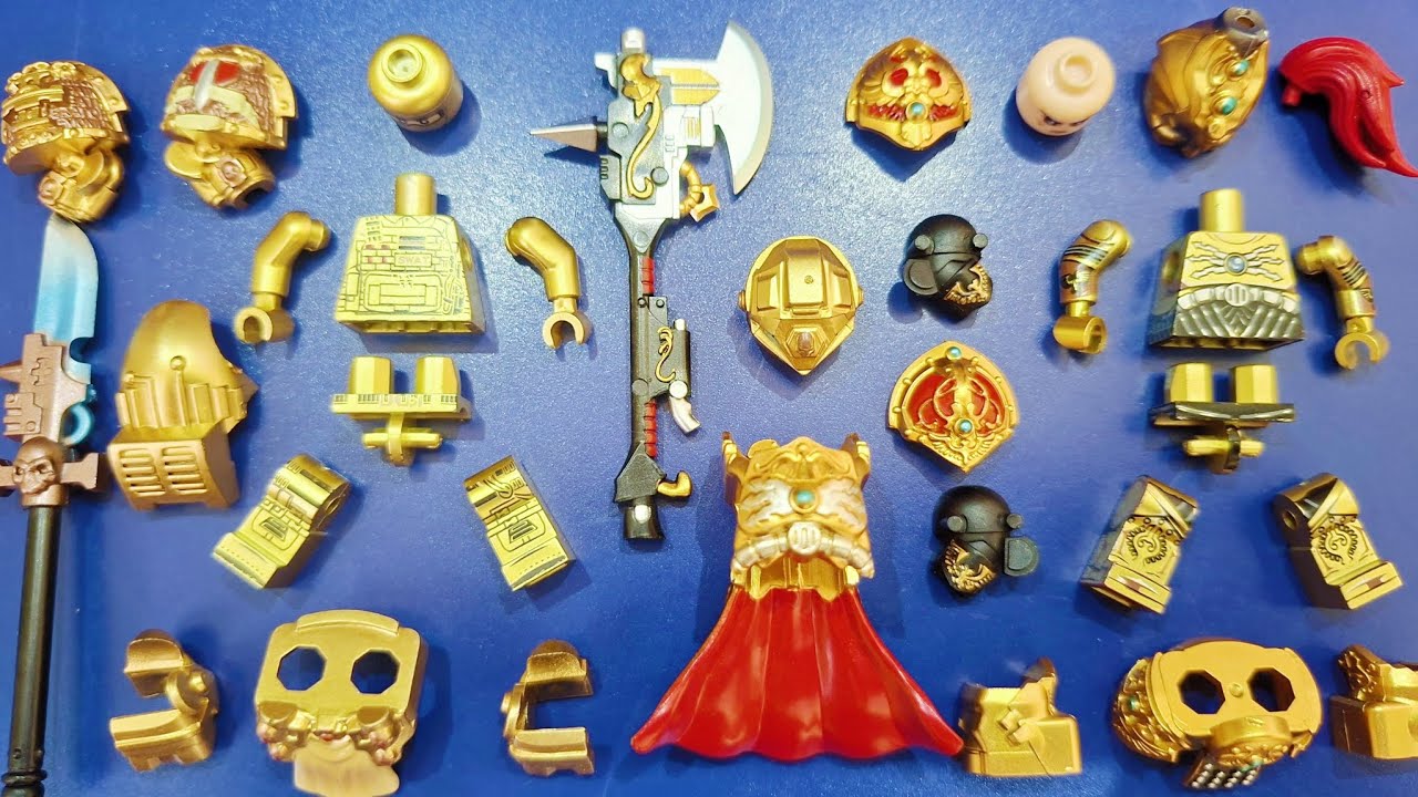 CUSTOM LEGO Warhammer 40k | Paladin gold guard | Custodian guard | lego unofficial