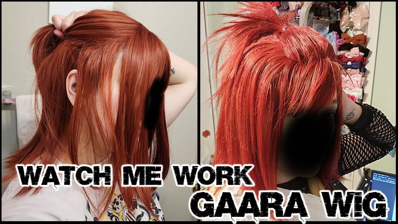 Watch Me Work / Tutorial - Gaara (Fem) Wig