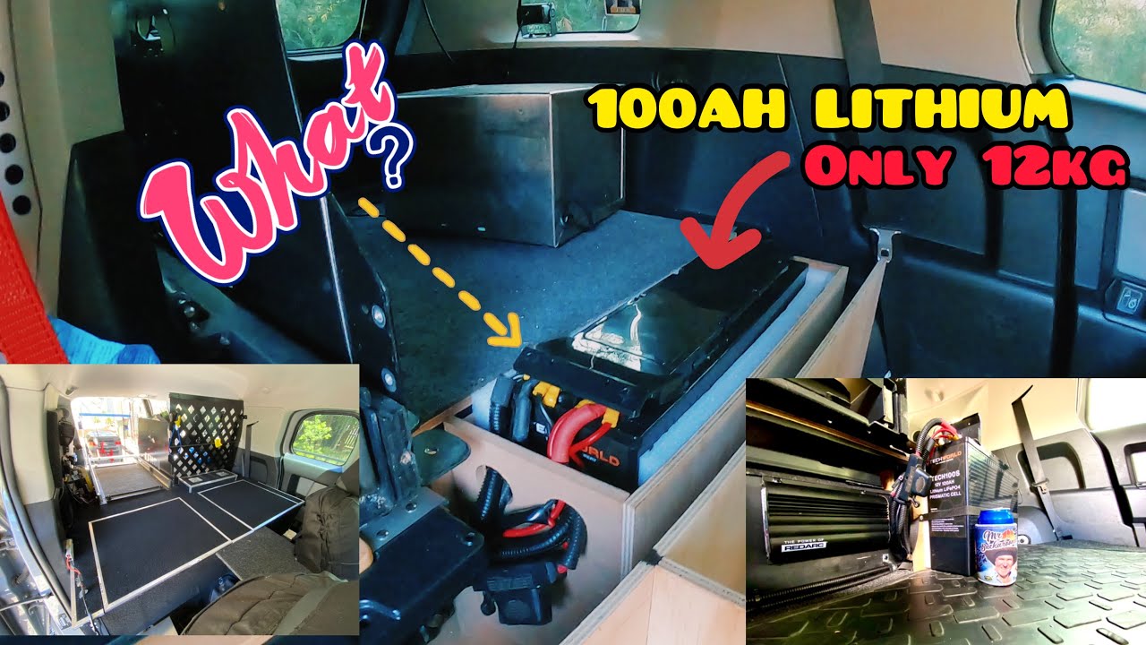 Itechworld lithium battery installation in fj cruiser