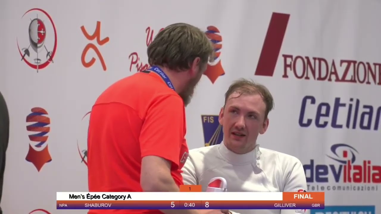 Pisa 2026 World Cup FINAL - M/E/A - SHABUROV Maxim | GILLIVER Piers - Wheelchair Fencing