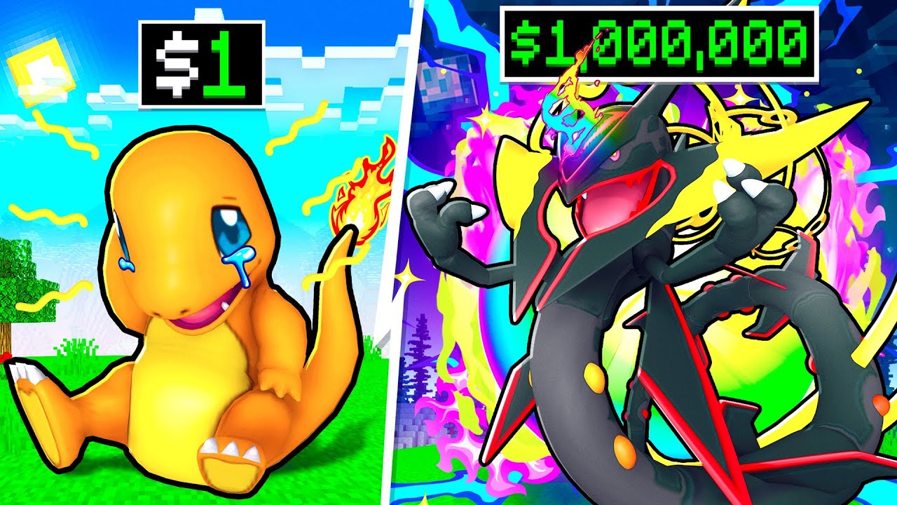 $1 vs $1,000,000 MEGA POKEMON In Minecraft PIXELMON!