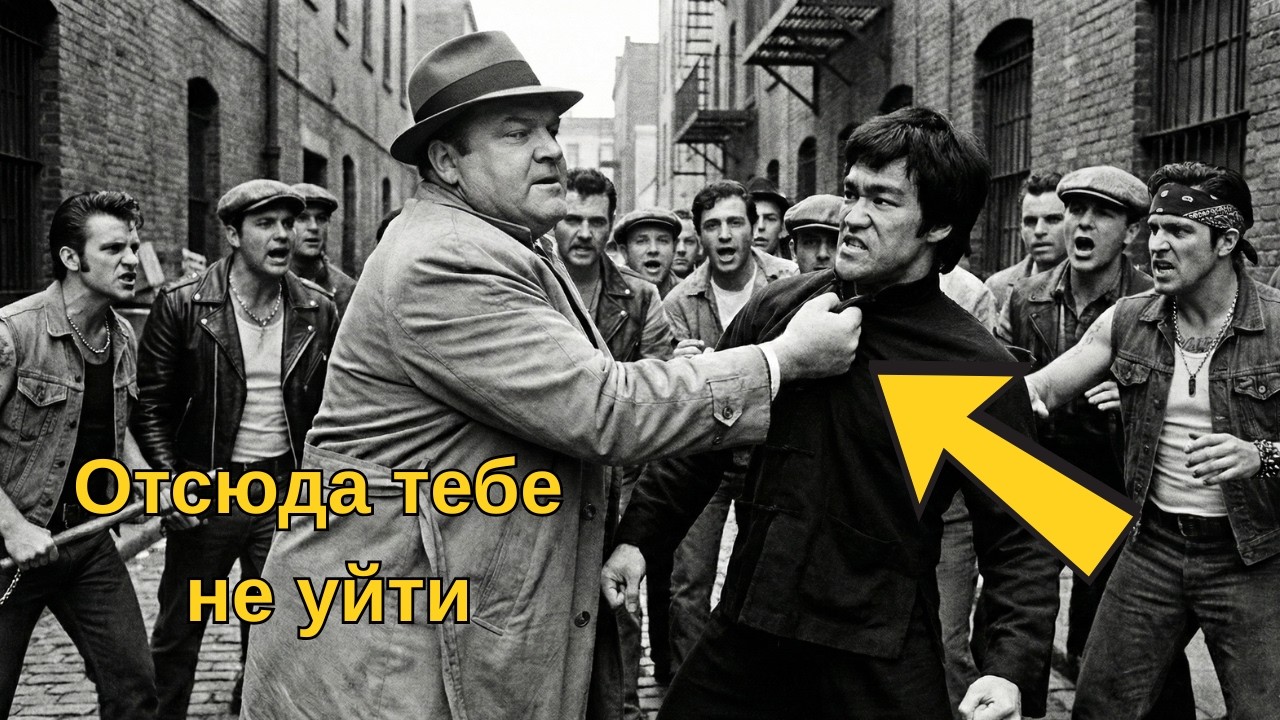 Гигантский мафиози поднял Брюса Ли за воротник — 6 секунд спустя его банда бежала в ужасе