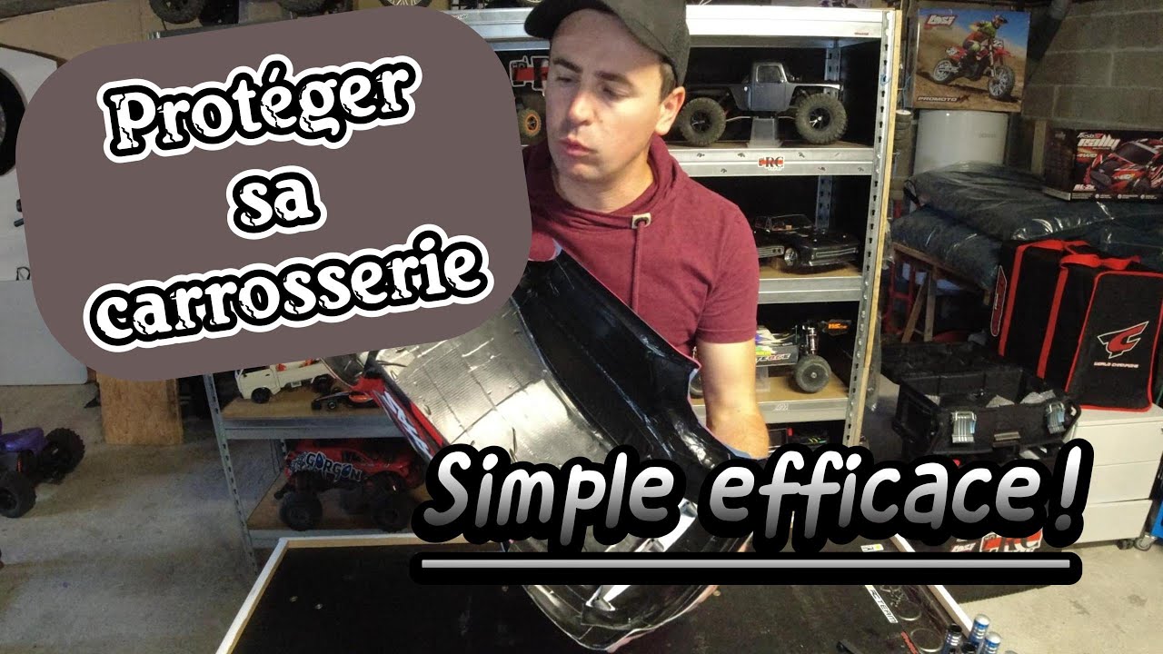 Protéger sa carrosserie RC simplement -ASTUCE pas chère :)