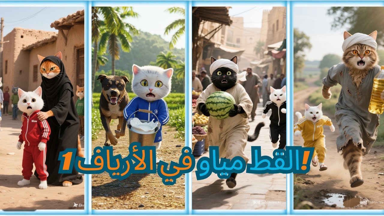 القط مياو في الارياف الجزء الأول  !😱