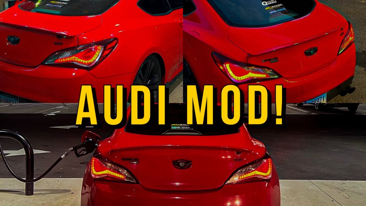 How To Audi Mod Your BK2 Genesis Coupe Tail Lights