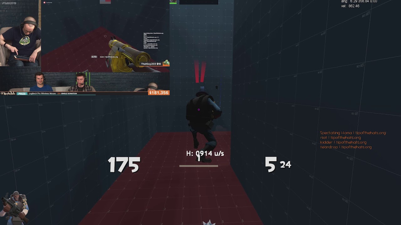 Tip of the Hats - Live run on jump_storm [THIRDPERSON POV]