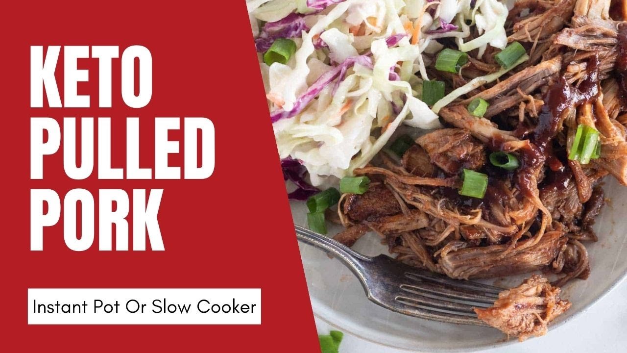 Keto Pulled Pork - Instant Pot Or Slow Cooker
