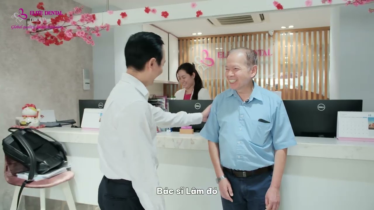 Về Việt Nam trồng Implant và cảm nhận của chú Trung Trực | Nha khoa Elite