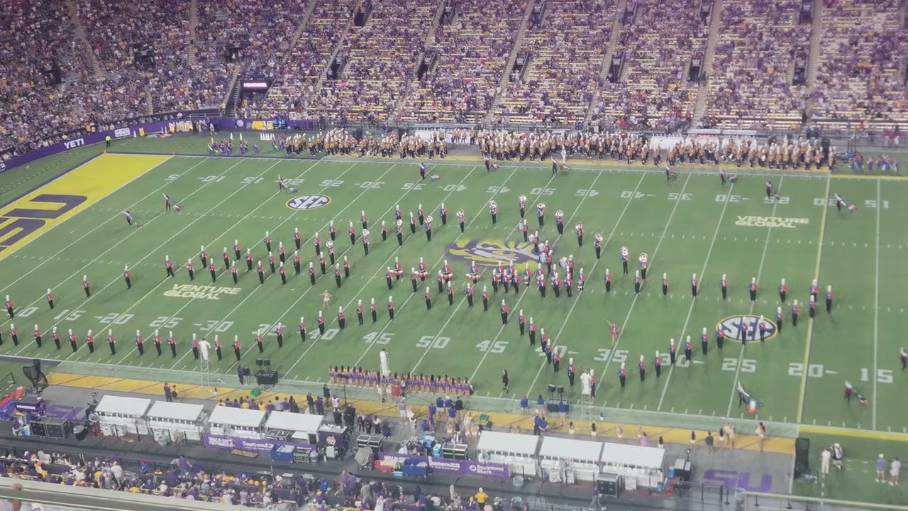  LA Tech Halftime Show @ LSU - Guitar Hero Show