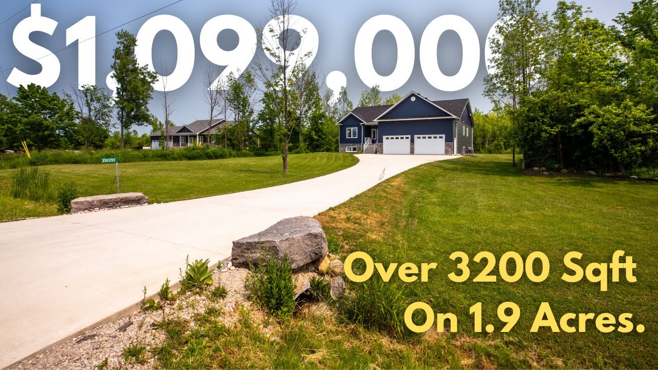 See inside this stunning countryside bungalow in Annan, Ontario!