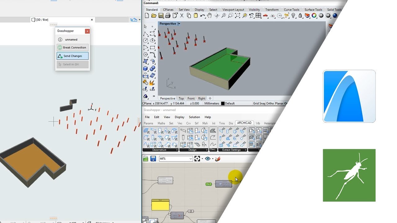 Grasshopper-ARCHICAD Live Connection Basics