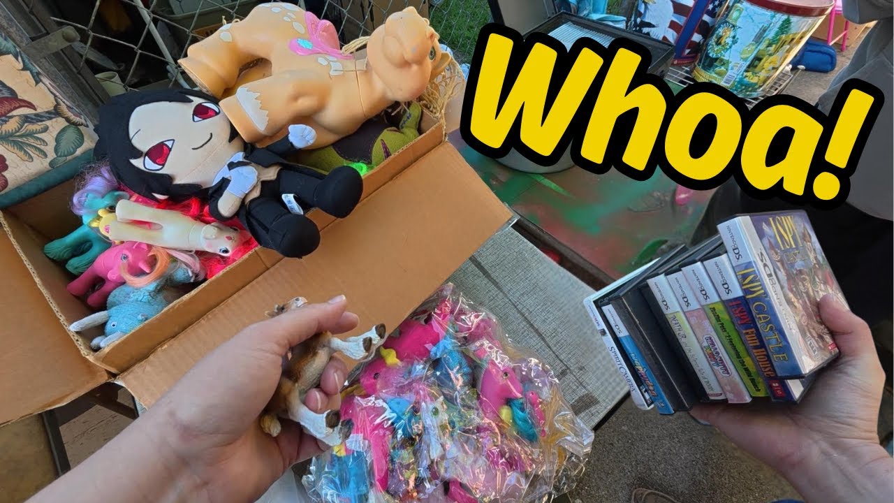 Vintage My Little Pony Collection Found at a Garage Sale! - Shop With Me!