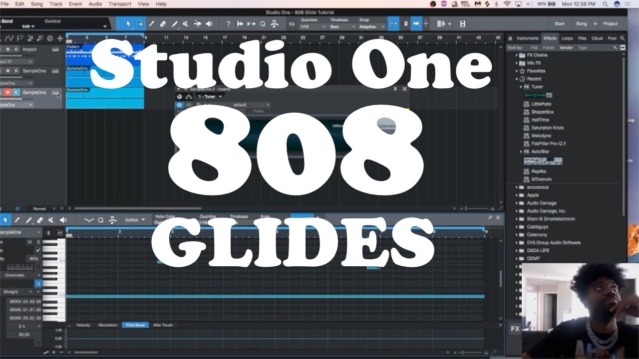 HOW TO MAKE A QUICK 808 GLIDE (STUDIO ONE TUTORIAL)