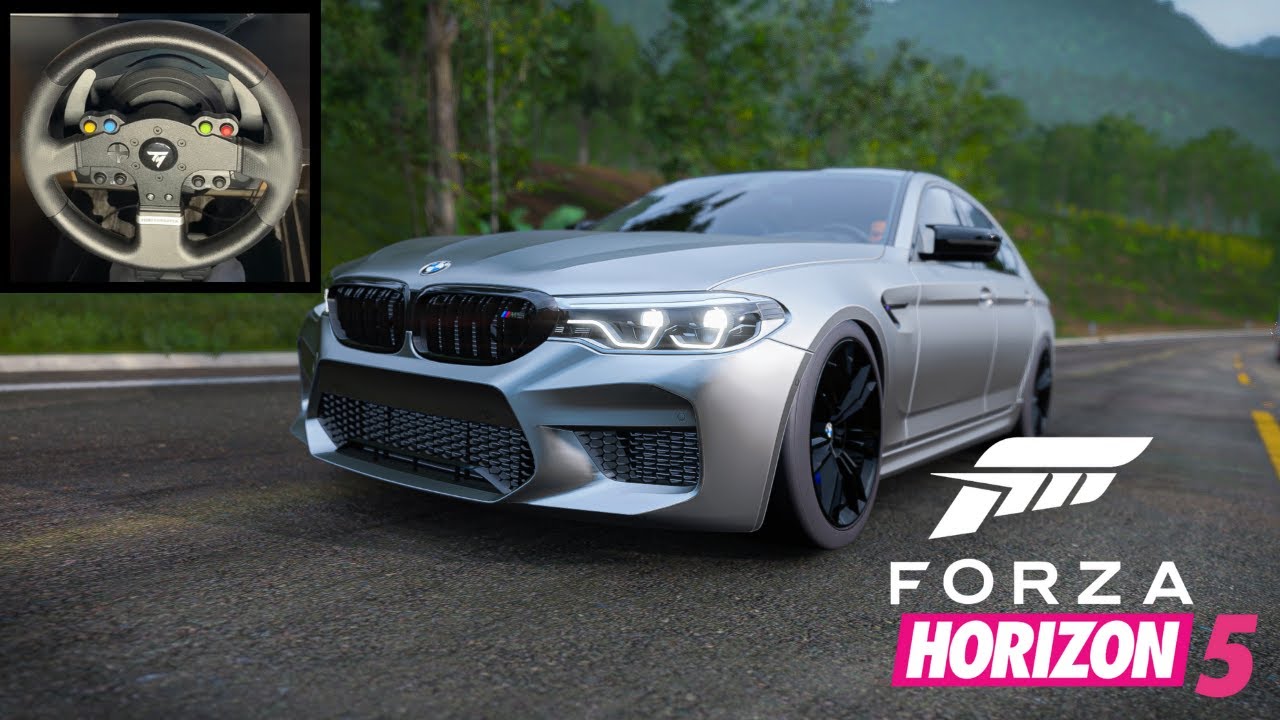 BMW M5 Competition | Forza Horizon 5 | Thrustmaster TMX Gameplay