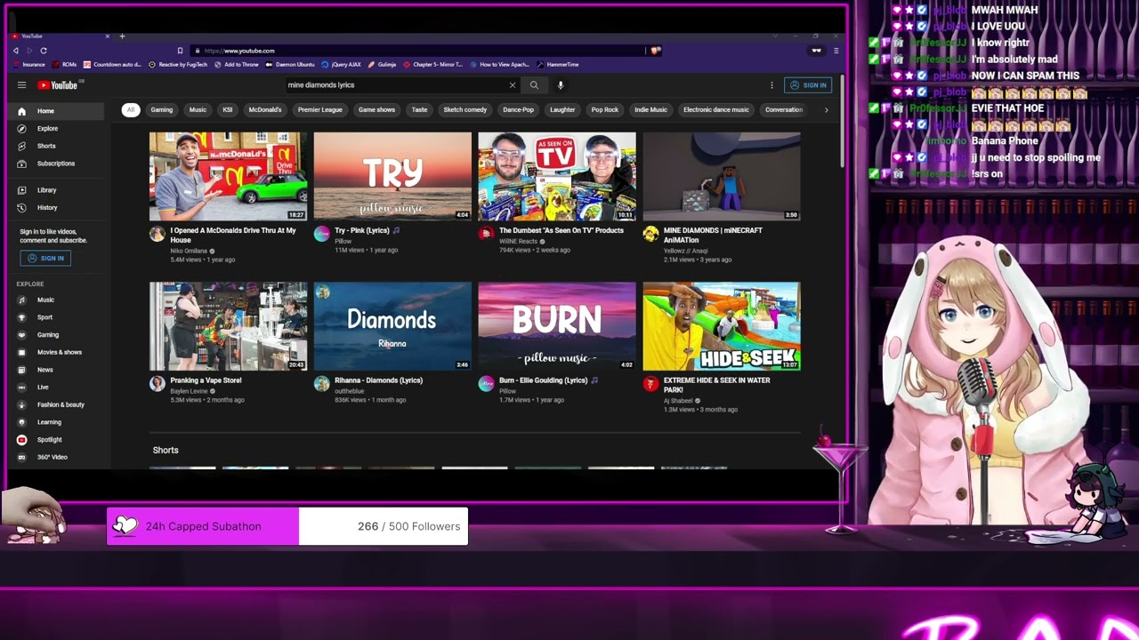 Karaoke stream (full)