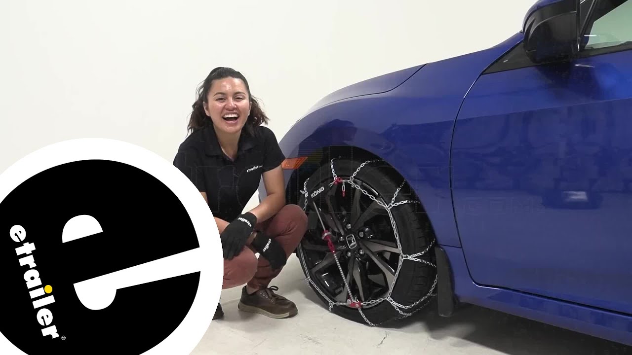 etrailer | 2019 Honda Civic Konig Tire Chains: Complete Installation