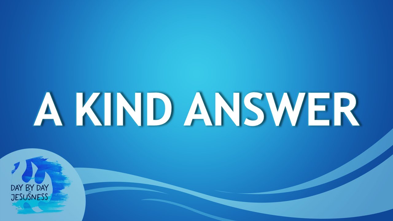 A Kind Answer - Ed Lapiz (2025-11-19)