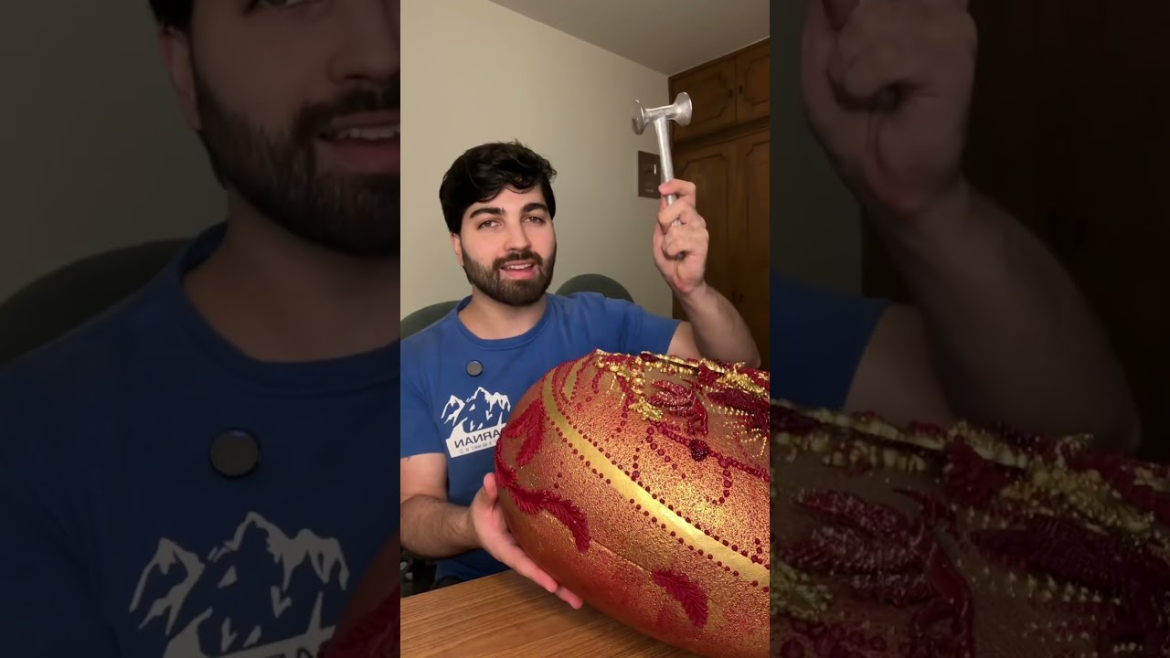 provando um cora&ccedil;&atilde;o gigante de chocolate de 18mil reais 😳