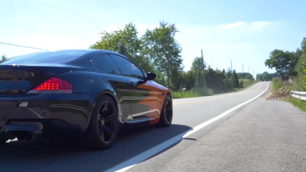 LOUD BMW M6 V10 Launch Control + Flyby!!