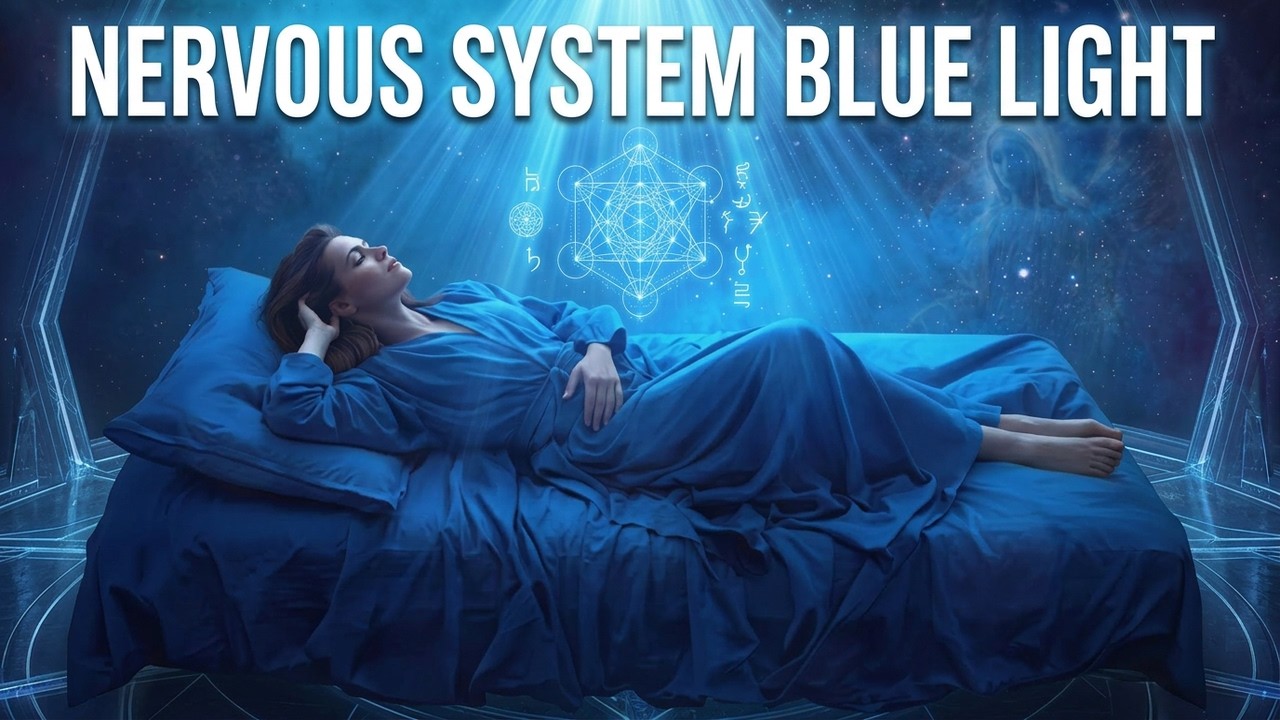 Enter the Blue Healing Chamber  💙 Pleiadian Nervous System Cleanse & Light Language | Mother Mary
