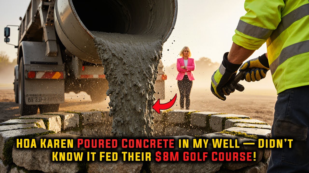 HOA Karen Poured Concrete in My Well — Didn’t Know It Fed Their $8M Golf Course!