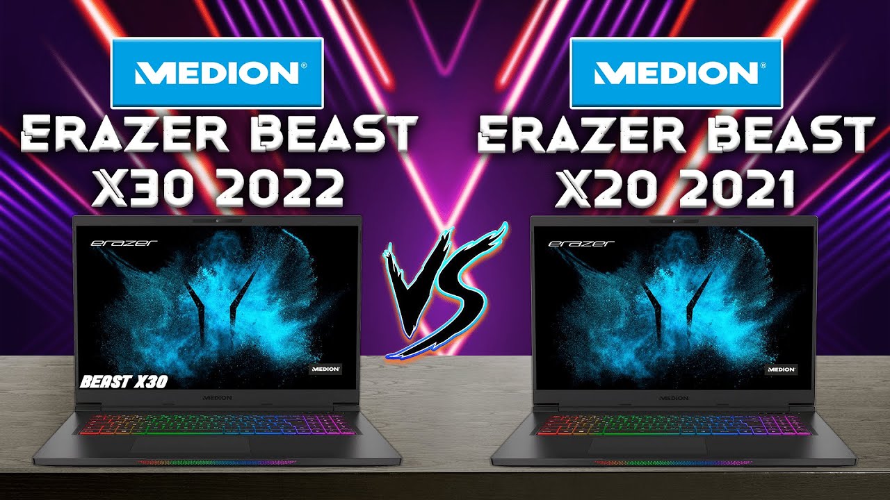 The Medion Erazer Beast X30 vs Medion Beast Erazer X20 | Bit by Bit Comparison