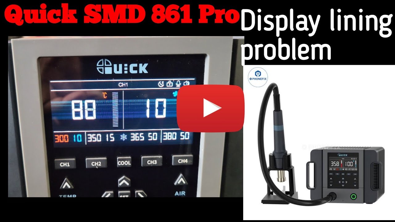 Quick SMD 861Pro Display Line Problam!